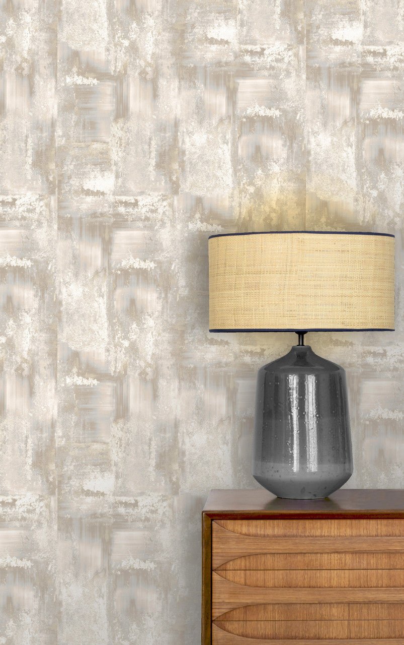 Solara Verona Wallpaper - Taupe - Rasch - 538526Wallpaper199