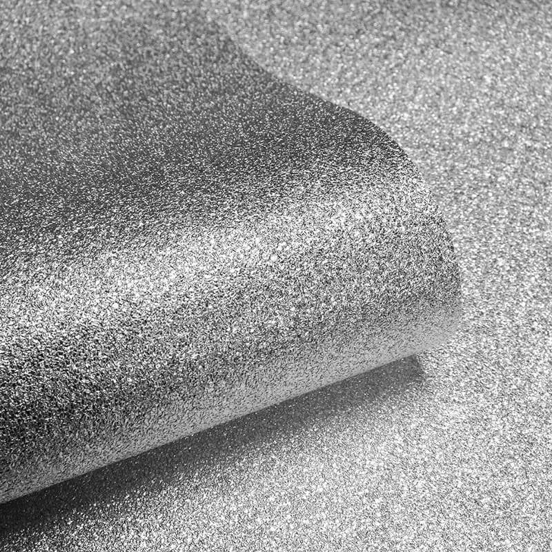 Sparkle Plain Glitter Wallpaper - Silver - Muriva - 701352Wallpaper199