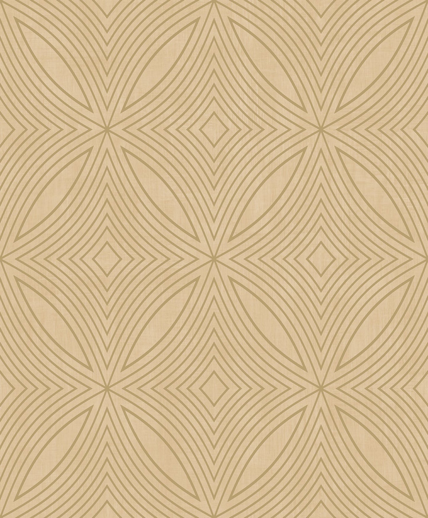 Special FX Geometric Spiral Wallpaper - Metallic Gold / Yellow - Galerie - G67730Wallpaper199