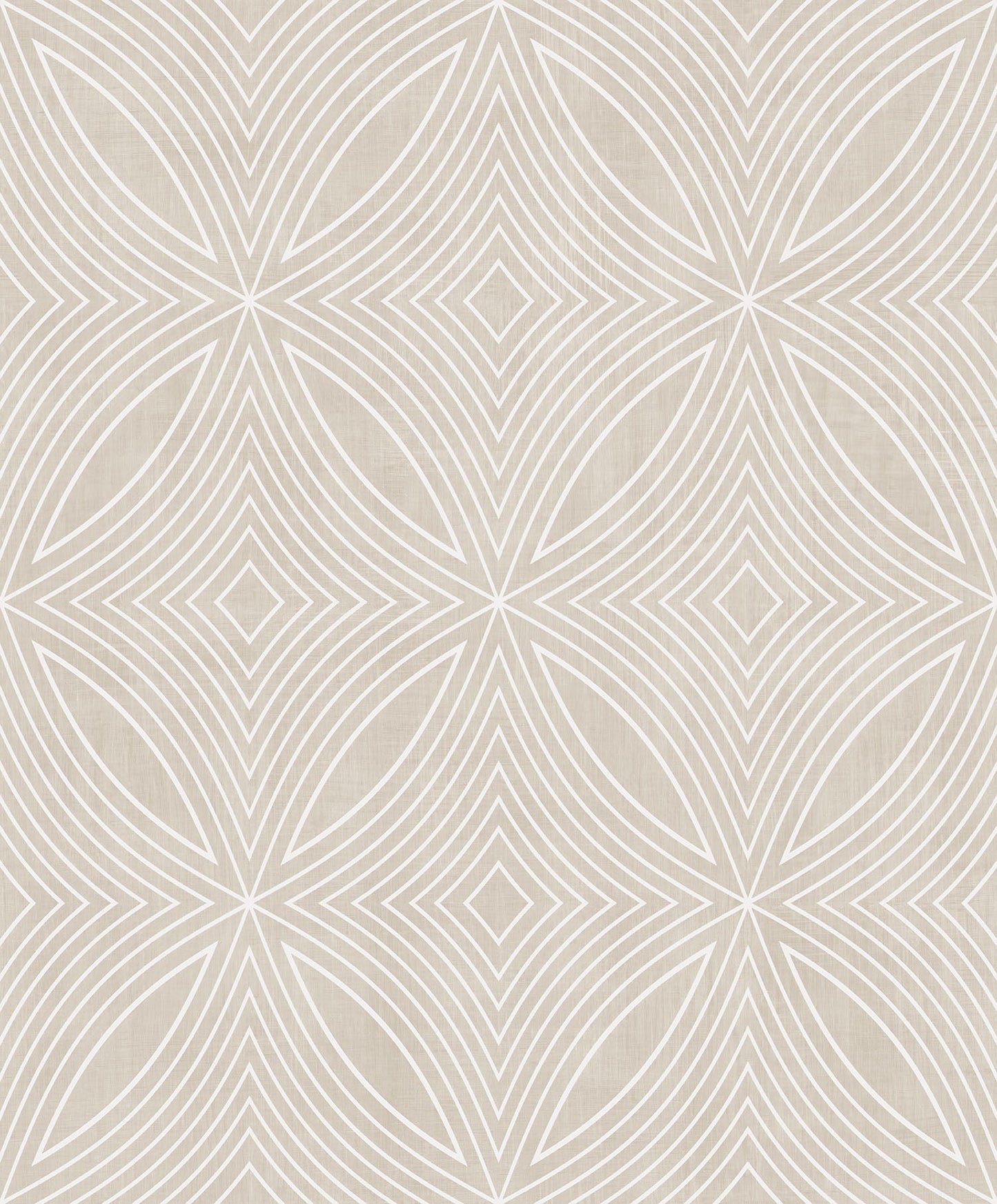 Special FX Geometric Spiral Wallpaper - Silver / Taupe - Galerie - G67722Wallpaper199