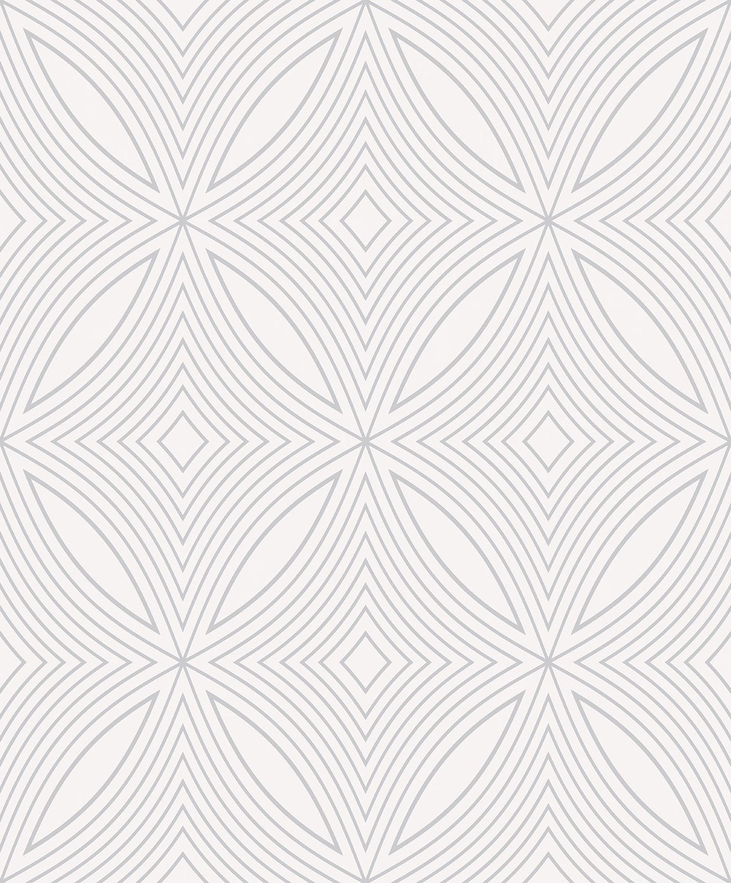 Special FX Geometric Spiral Wallpaper - Silver / White - Galerie - G67731Wallpaper199