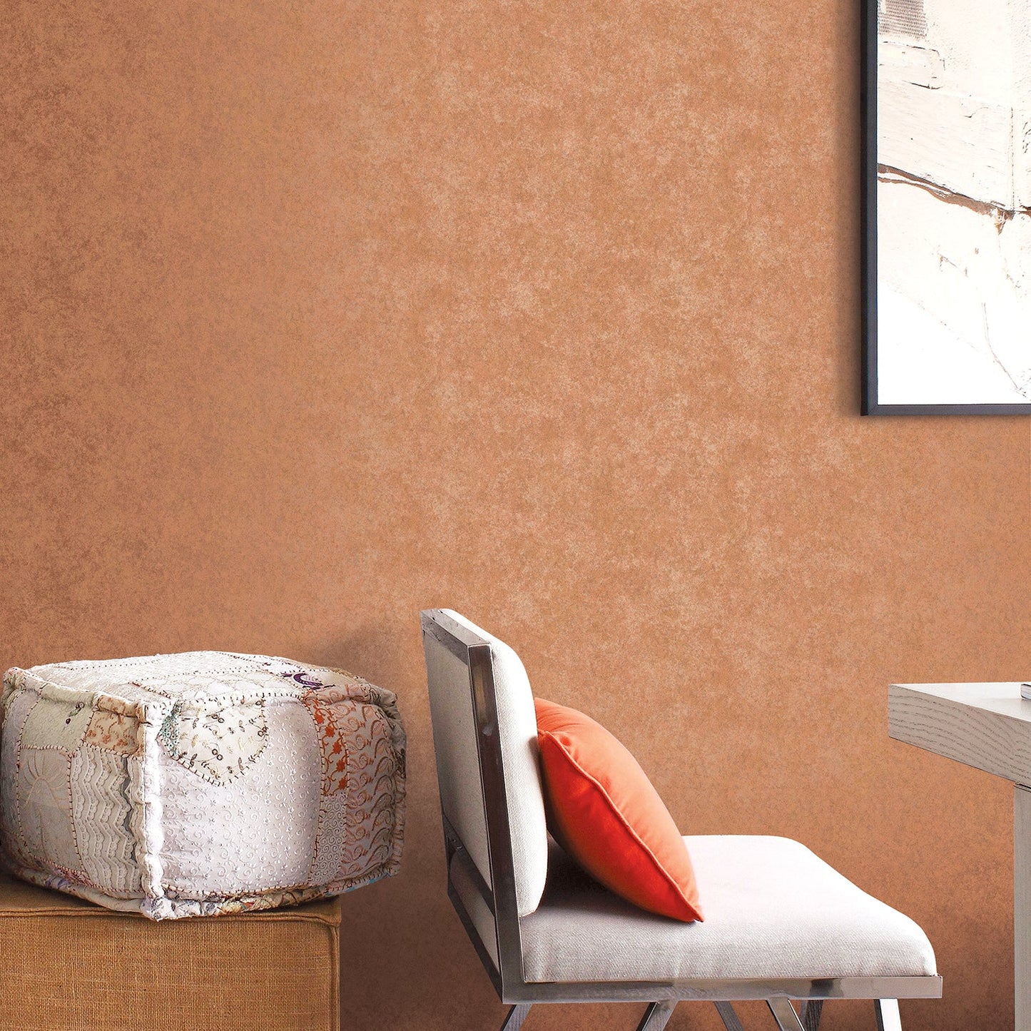 Special FX Metallic Marble Wallpaper - Copper / Terracotta - Galerie - G67691Wallpaper199
