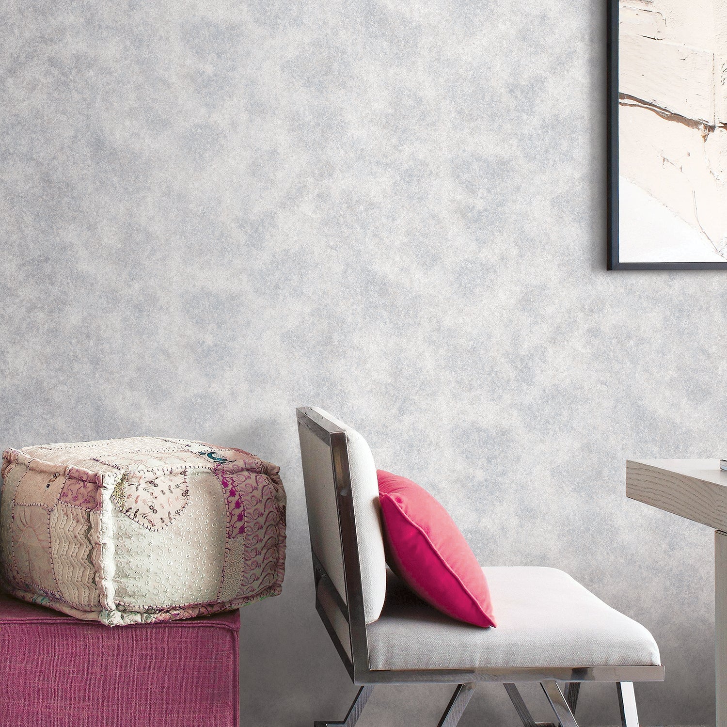 Special FX Metallic Marble Wallpaper - Silver / White / Beige - Galerie - G67690Wallpaper199