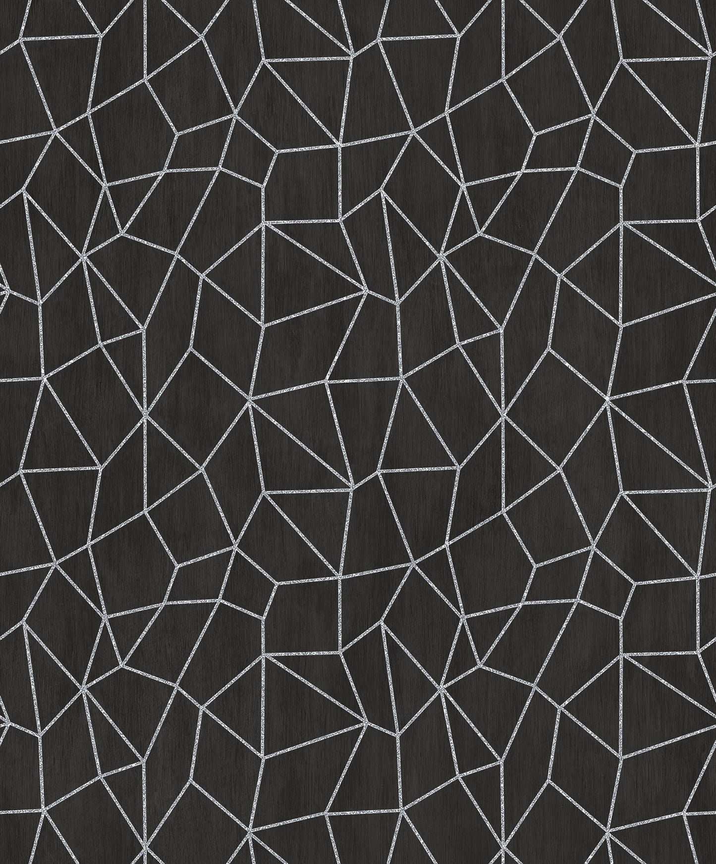 Special FX Metallic Web Effect Wallpaper - Silver / Black - Galerie - G67694Wallpaper199
