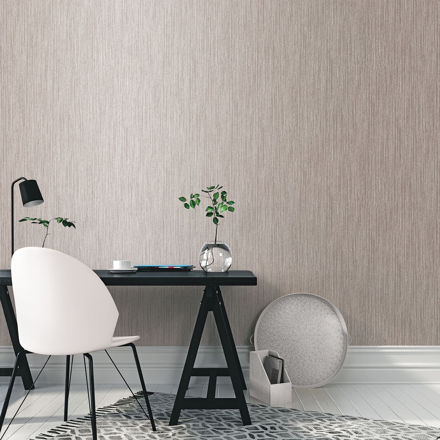 Special FX Shimmering Textured Wallpaper - Stone Beige - Galerie - G67683Wallpaper199
