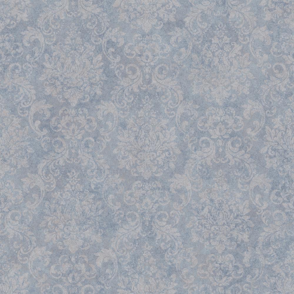 Special FX Special Damask Wallpaper - Blue / Silver - Galerie - G68088Wallpaper199