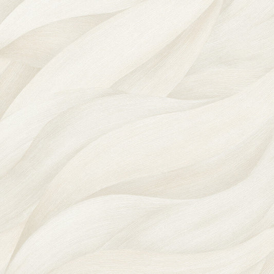 Stormy Lush Leaves Metallic Wallpaper - Cream - Erismann - 10257 - 01Wallpaper199