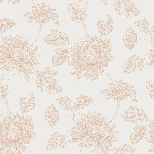 Stratton Wallpaper - Plaster Pink - Laura Ashley - 122763Wallpaper199