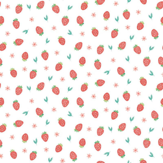Strawberry Sprinkles Wallpaper - Scarlet - Hoopla Walls - HWA1285WWallpaper199