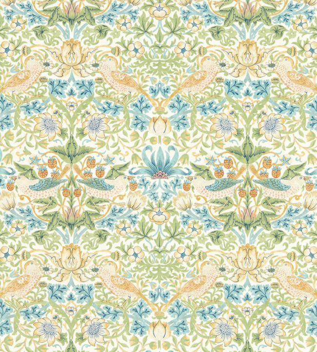 Strawberry Thief Wallpaper - Apple/Blush - W0171/01 - Clarke & ClarkeWallpaper199