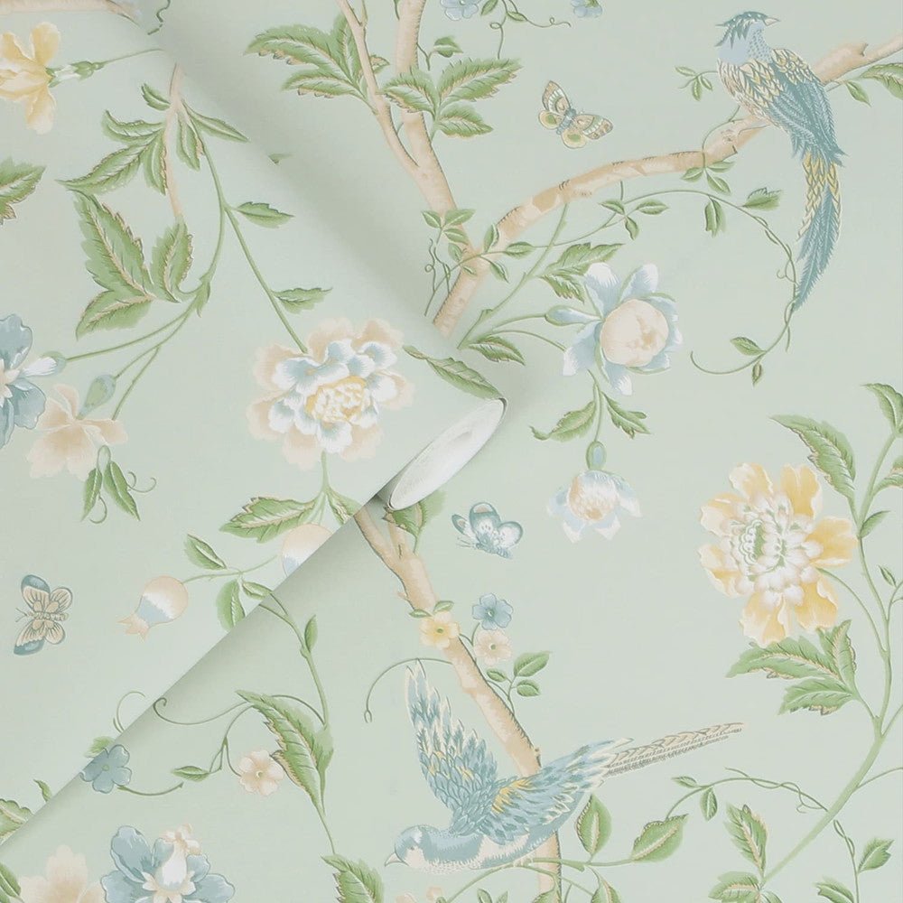 Summer Palace Wallpaper - Eau de Nil - Laura Ashley - 121407Wallpaper199