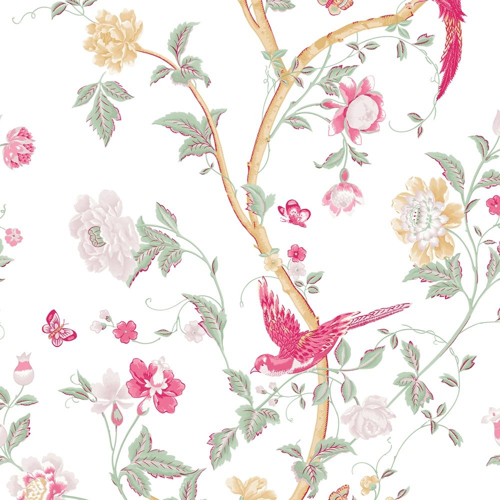 Summer Palace Wallpaper - Peony - Laura Ashley - 115254Wallpaper199