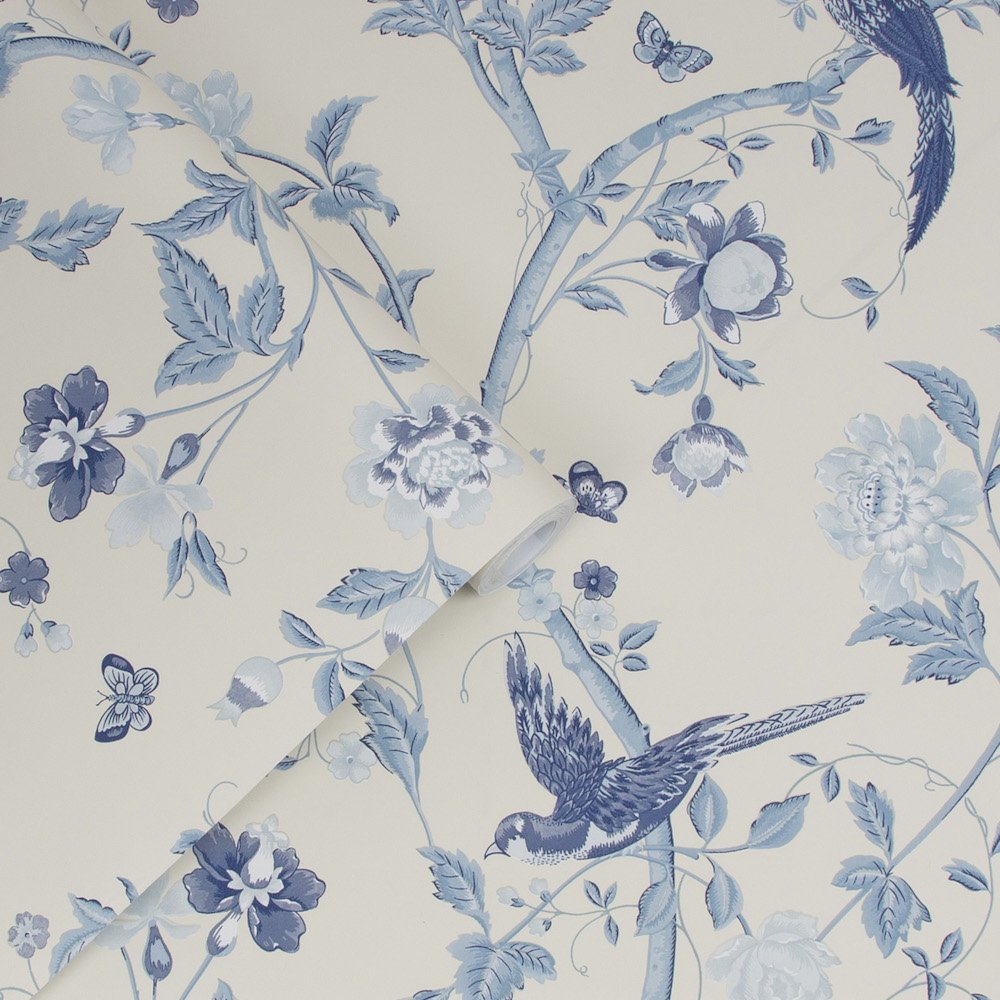 Summer Palace Wallpaper - Royal Blue - Laura Ashley - 113390Wallpaper199