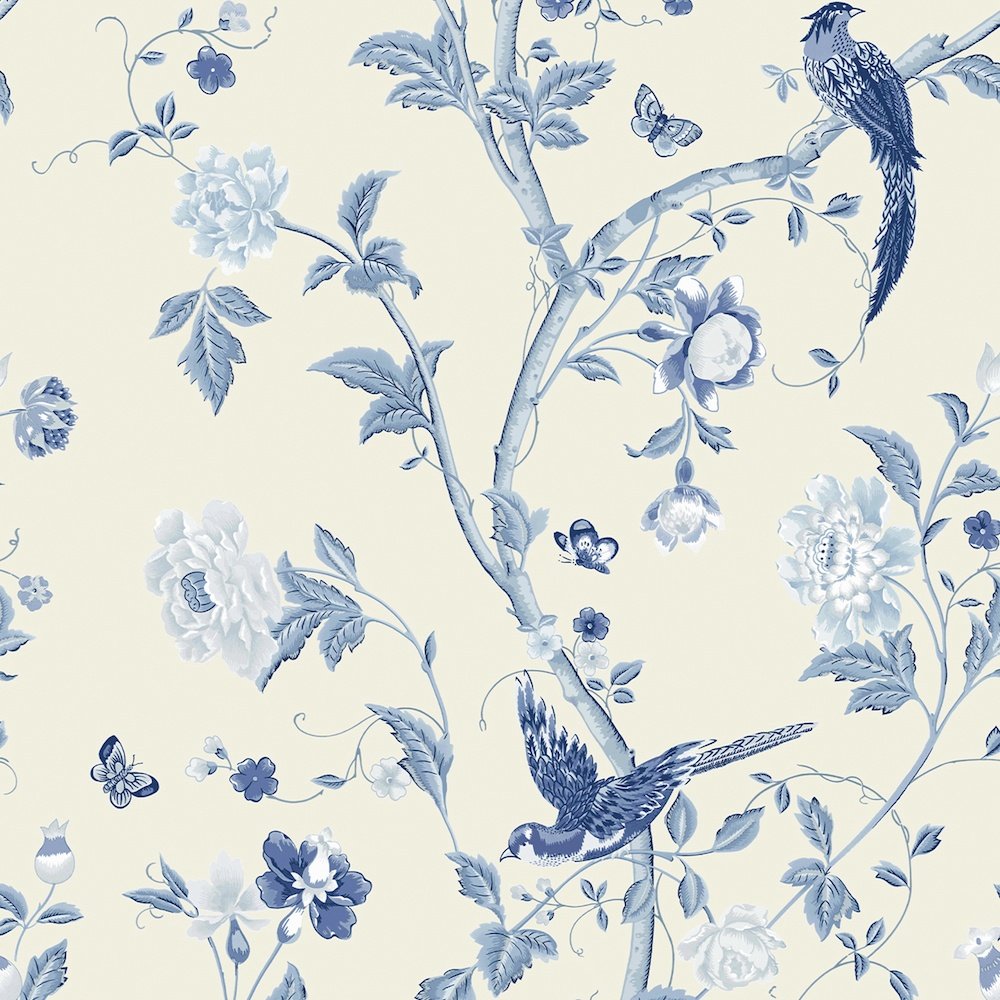 Summer Palace Wallpaper - Royal Blue - Laura Ashley - 113390Wallpaper199