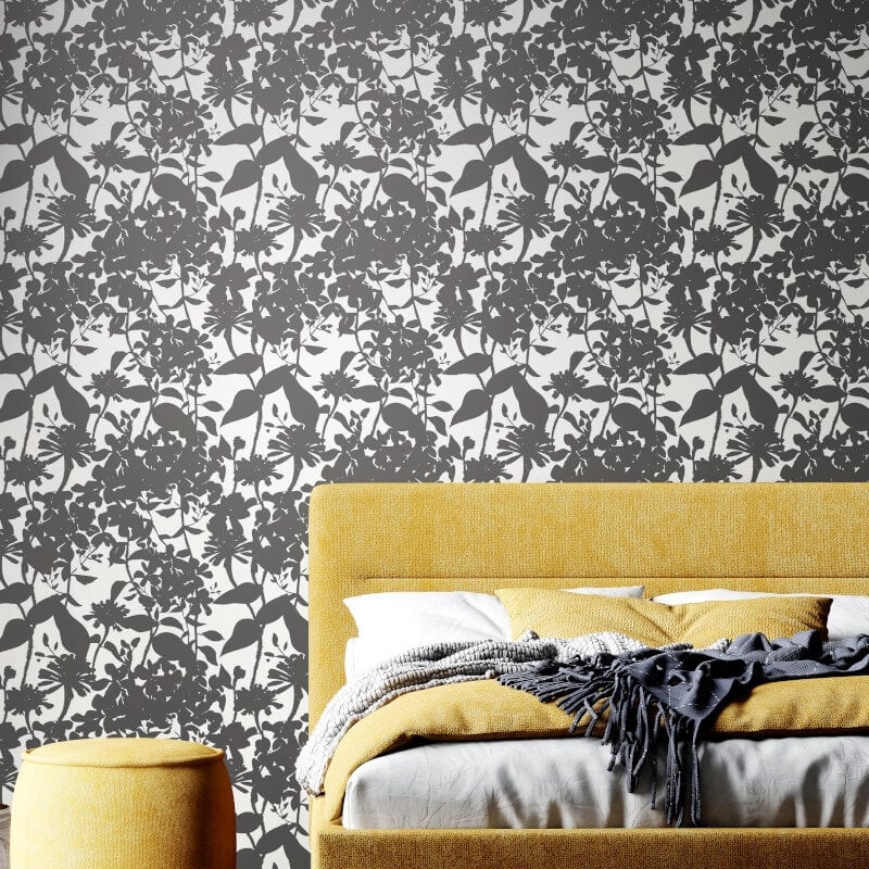 Summer Silhouette Wallpaper - Chalkboard - Hoopla Walls - HWA1221WWallpaper199