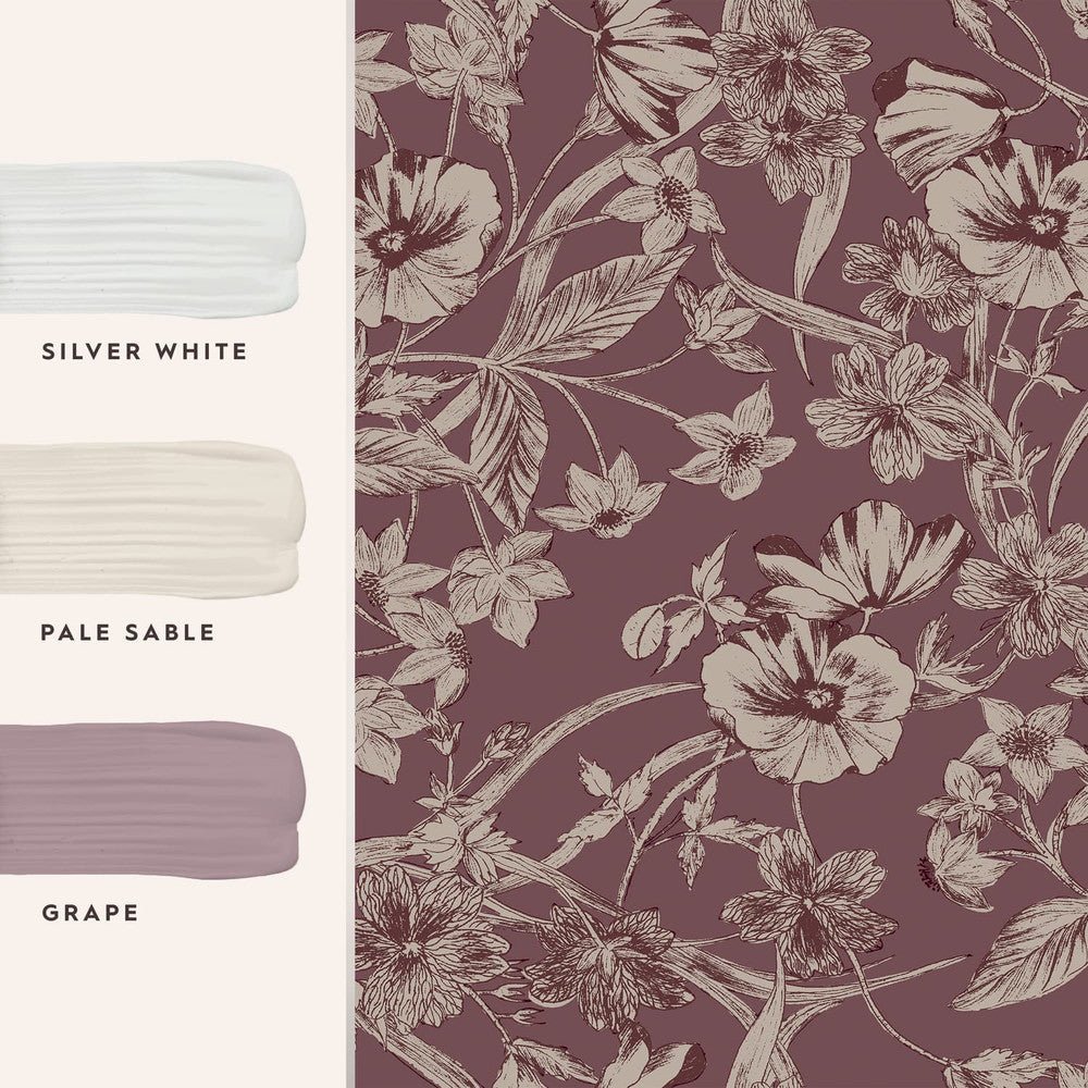 Summerhill Wallpaper - Pale Blackberry - Laura Ashley - 121086Wallpaper199