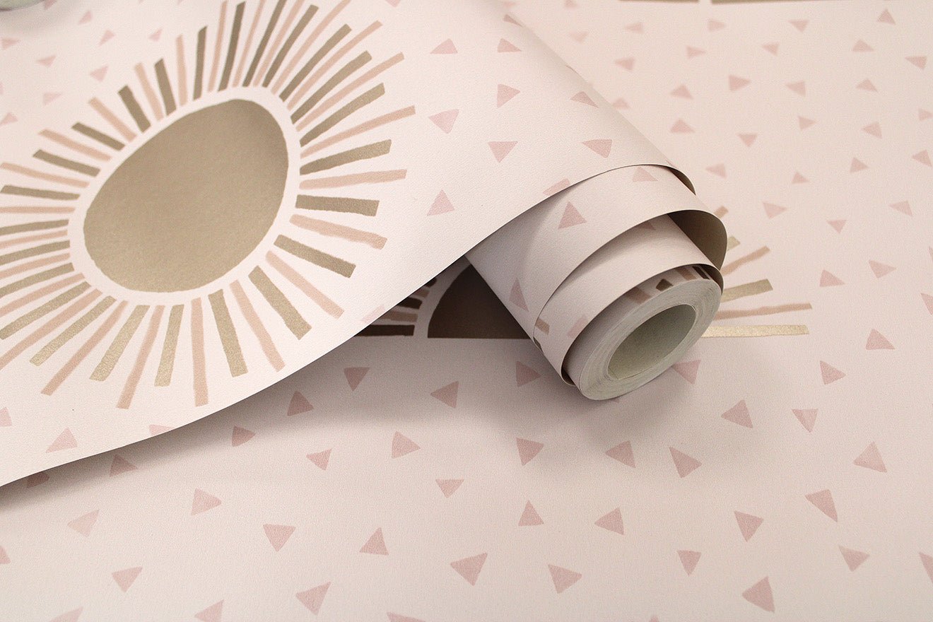 Sunbeam Wallpaper - Pink - Holden Décor - 13321Wallpaper199