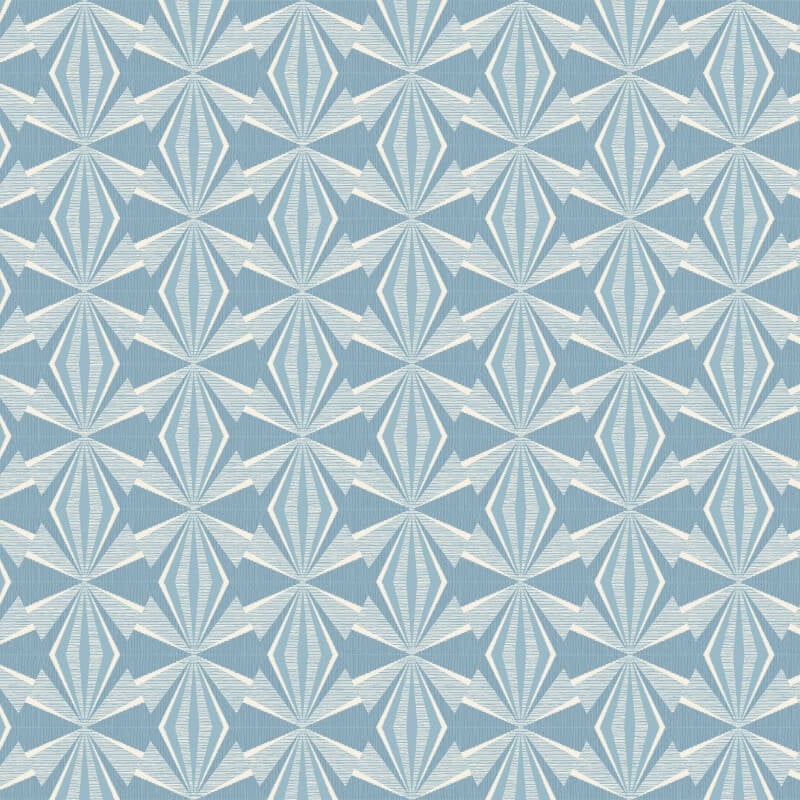 Sunray Diamond Wallpaper - Blue - Hoopla Walls - HWA1053WWallpaper199