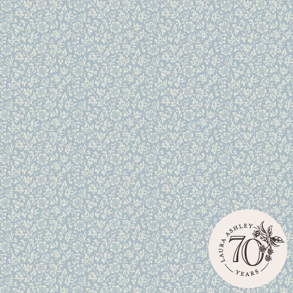 Sweet Alyssum Wallpaper - Pale Seaspray Blue - Laura Ashley - 121078Wallpaper199