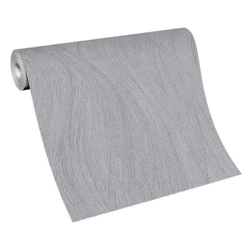 Swing Wave Metallic Wallpaper - Silver Grey - Erismann - 10317 - 47Wallpaper199