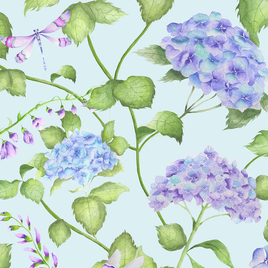 Sylvana Wallpaper - Duck Egg Blue - Voyage Maison - SYLVANA/WPO/DEBWallpaper199