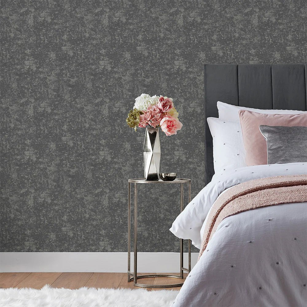 Symphony Vinyl Wallpaper - Charcoal - Furn - SYMPHON/WP1/CHAWallpaper199
