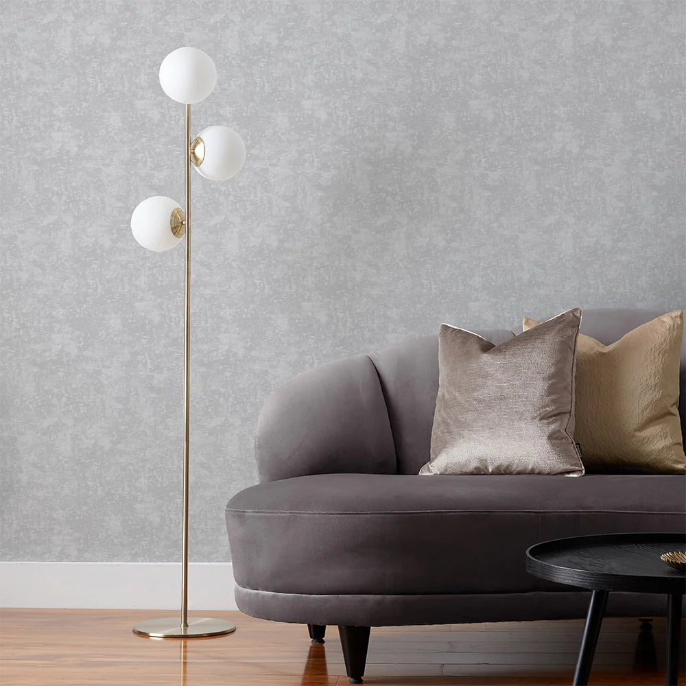 Symphony Vinyl Wallpaper - Silver - Furn - SYMPHON/WP1/SILWallpaper199