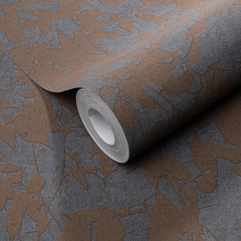 Tangle Leaf Wallpaper - Brown - Erismann - 10435 - 47Wallpaper199