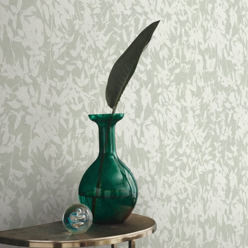 Tangle Leaf Wallpaper - Green - Erismann - 10435 - 07Wallpaper199