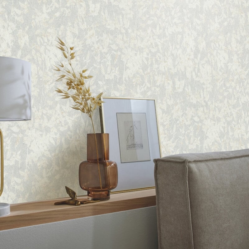 Tangle Leaf Wallpaper - Grey - Erismann - 10435 - 10Wallpaper199
