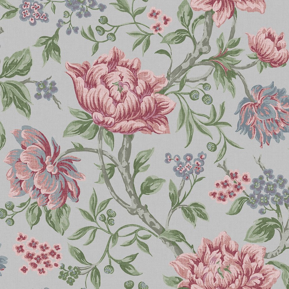 Tapestry Floral Wallpaper - Slate Grey - Laura Ashley - 113408Wallpaper199