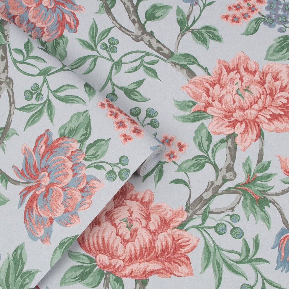 Tapestry Floral Wallpaper - Slate Grey - Laura Ashley - 113408Wallpaper199