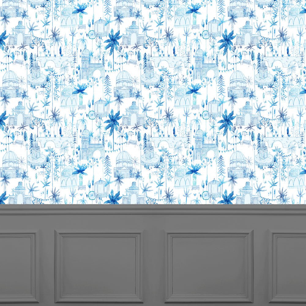 Tellaro Wallpaper - Cobalt - Voyage Maison - TELLARO/WPO/COBWallpaper199