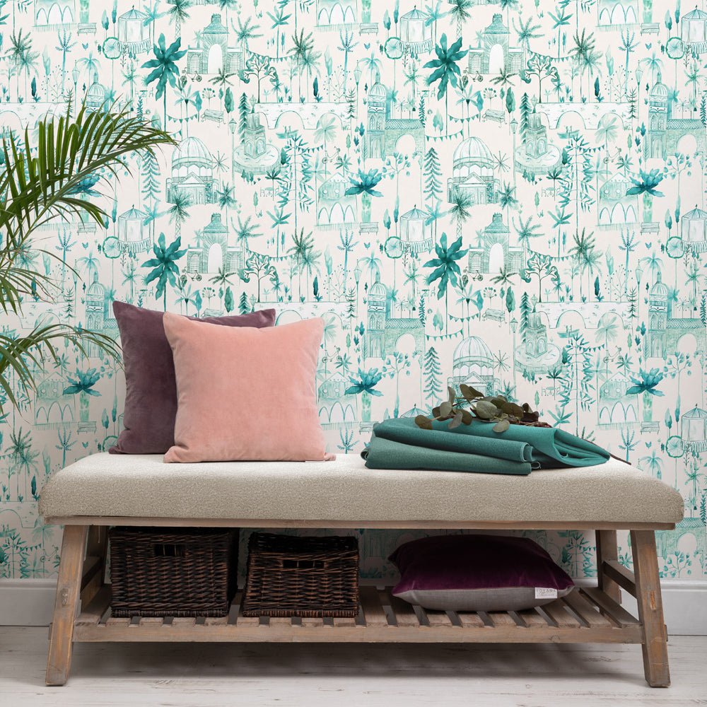 Tellaro Wallpaper - Seamist - Voyage Maison - TELLARO/WPO/SEAWallpaper199