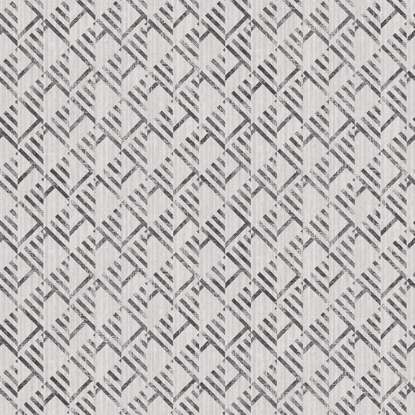 Texstyle Block Flock Wallpaper - Black / Light Grey - Galerie - G56578Wallpaper199