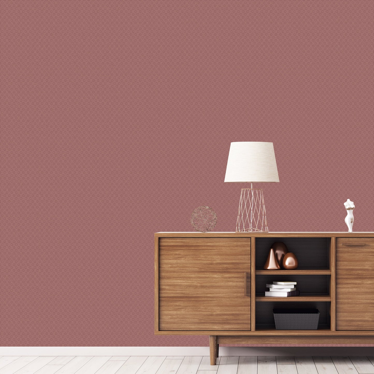 Texstyle Greek Key Texture Wallpaper - Plum - Galerie - G56597Wallpaper199