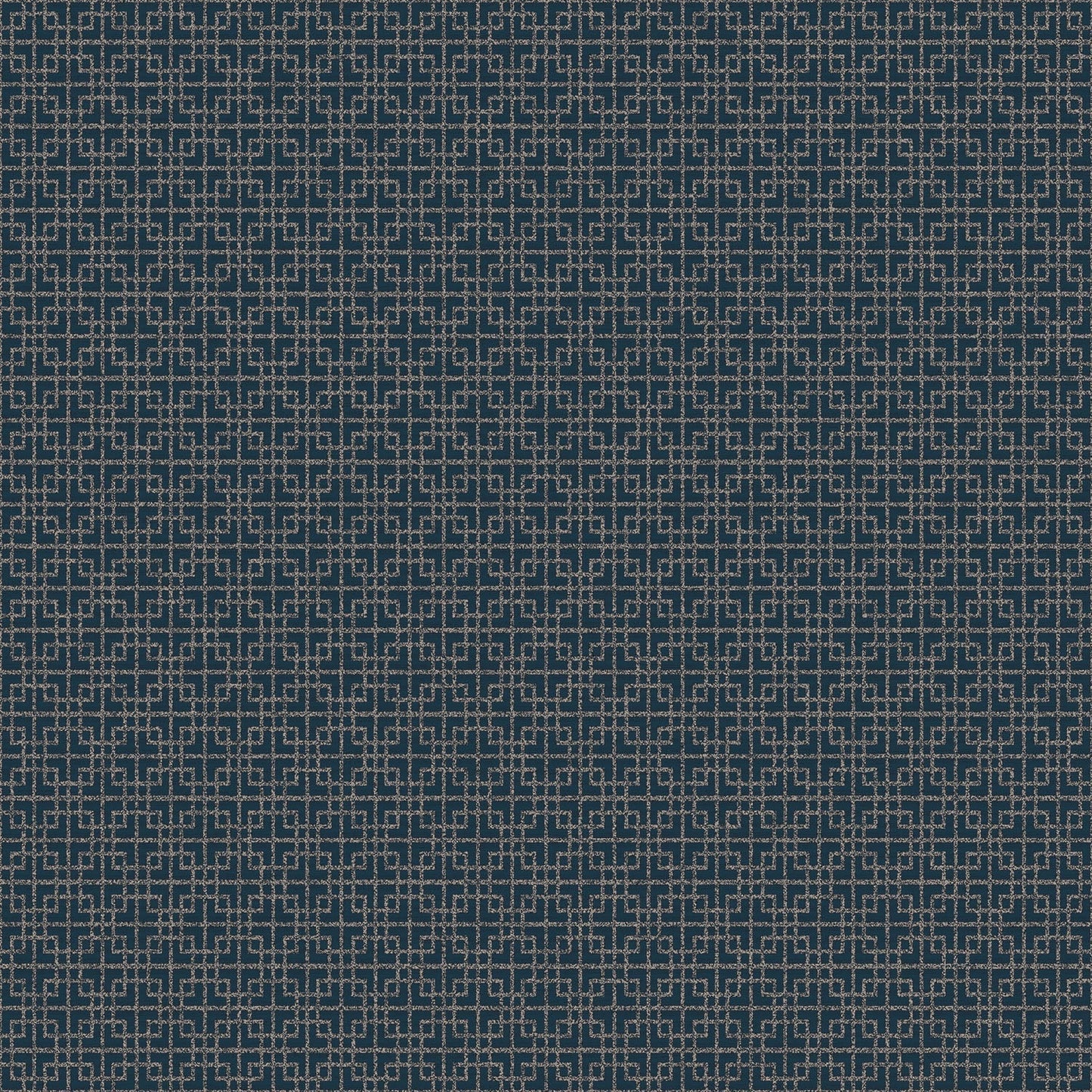 Texstyle Greek Key Texture Wallpaper - Turquoise / Metallic Ink - Galerie - G56600Wallpaper199