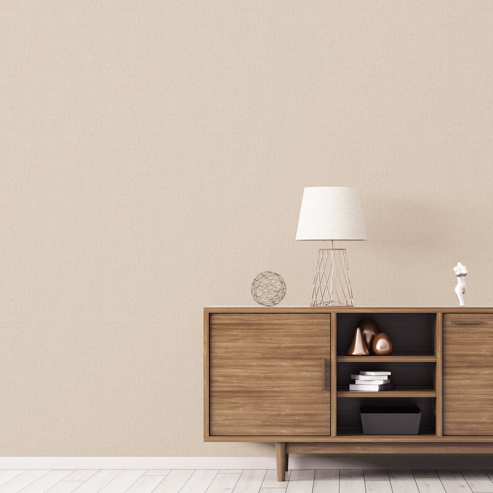 Texstyle Hex Texture Wallpaper - Light Taupe - Galerie - G56616Wallpaper199