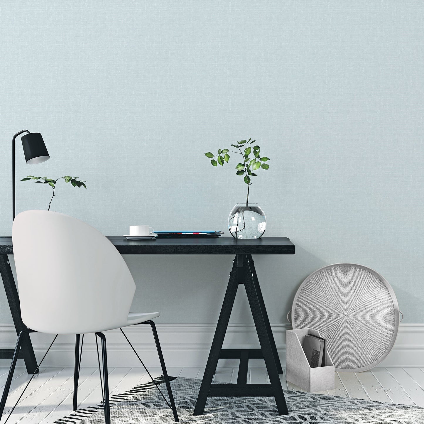 Texstyle Hex Texture Wallpaper - Mint / Mica - Galerie - G56618Wallpaper199
