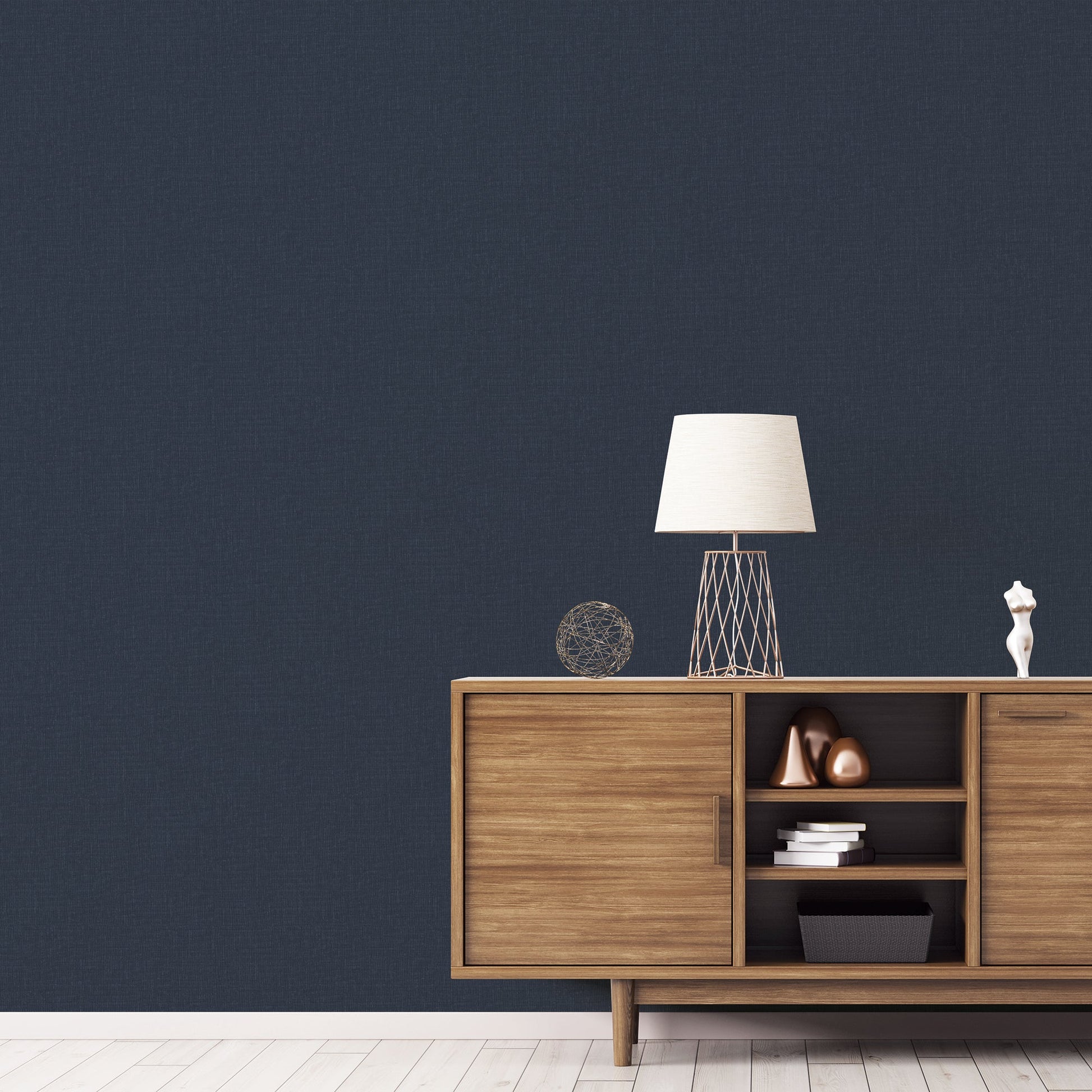 Texstyle Hex Texture Wallpaper - Navy - Galerie - G56619Wallpaper199