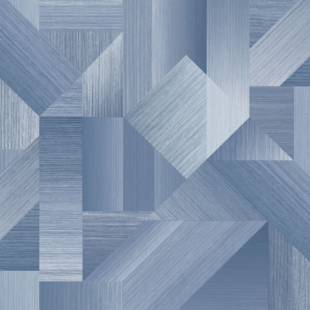 Texstyle Shape Shifter Wallpaper - Blue - Galerie - G56624Wallpaper199
