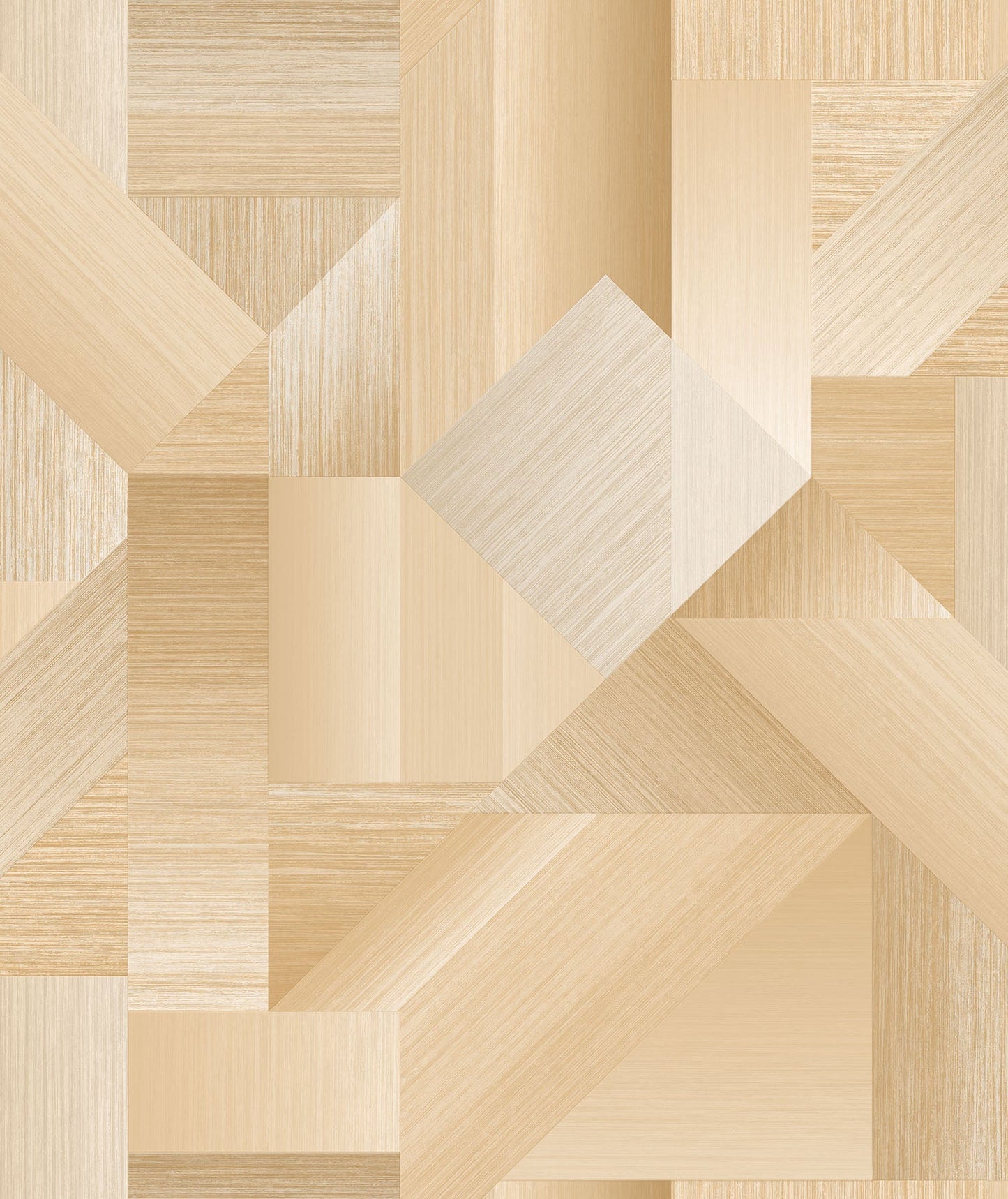 Texstyle Shape Shifter Wallpaper - Ochre / Metallic Gold - Galerie - G56628Wallpaper199