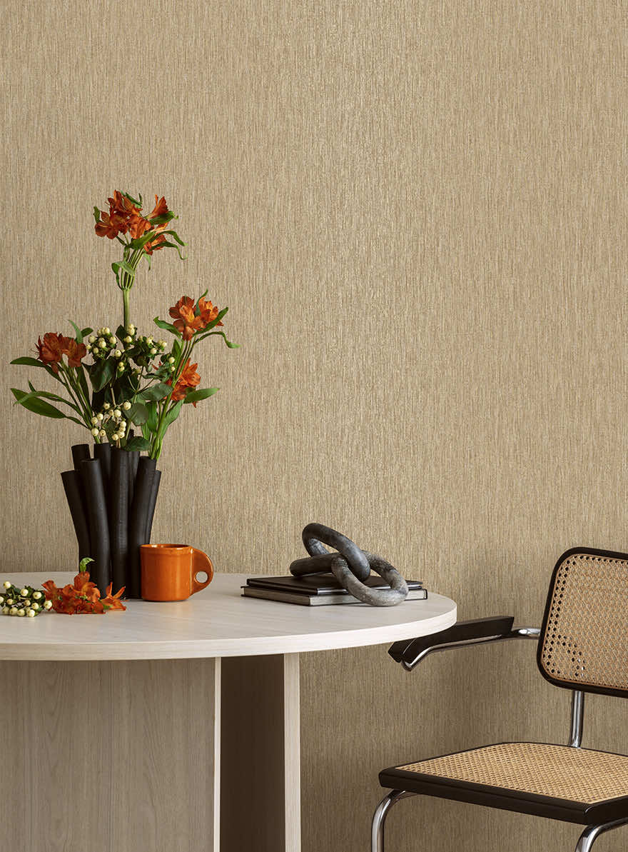 Textura Wallpaper - Gold / Rust - Holden Décor - 66140Wallpaper199