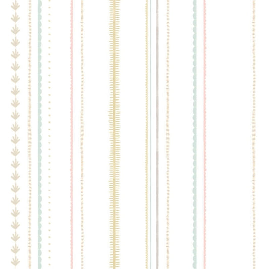 Textured Stripe Wallpaper - Dolly Mixtures - Hoopla Walls - HWA1322WWallpaper199