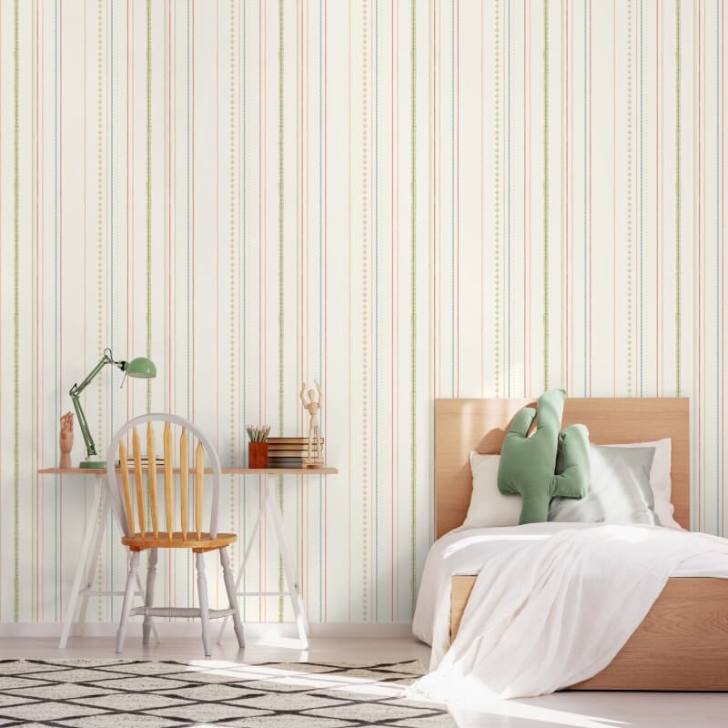 Textured Stripe Wallpaper - Ginger Mix - Hoopla Walls - HWA1324WWallpaper199