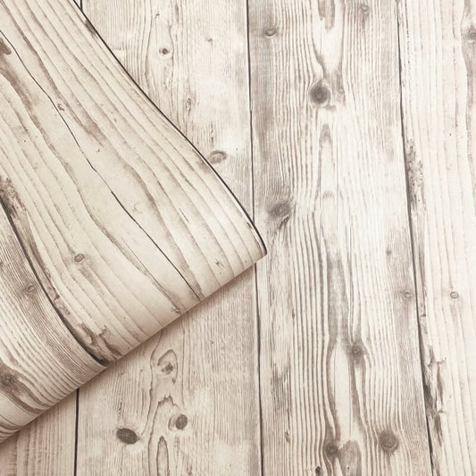 Timber Planks Wallpaper - Cream - Muriva - 198301Wallpaper199