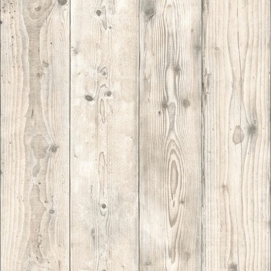 Timber Planks Wallpaper - Cream - Muriva - 198301Wallpaper199