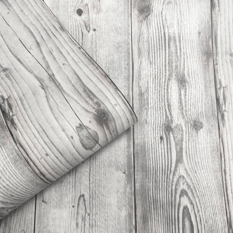 Timber Planks Wallpaper - Grey - Muriva - 198302Wallpaper199