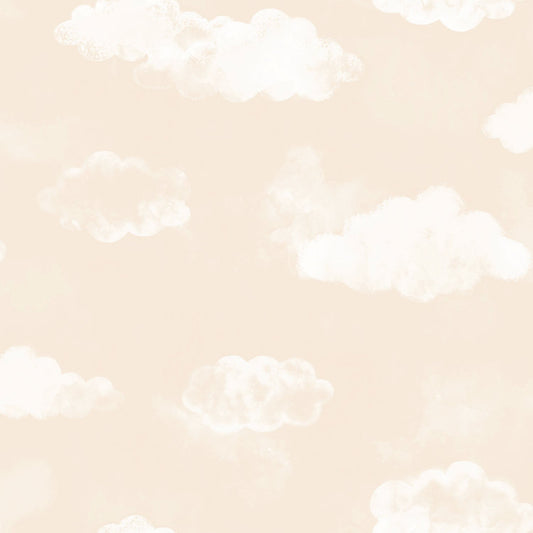 Tiny Tots 2 Cloud Wallpaper - Beige - Galerie - G78356Wallpaper199