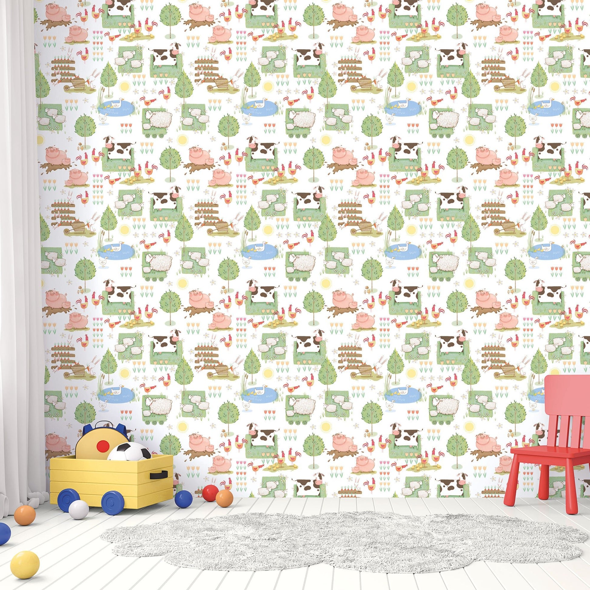 Tiny Tots 2 Farmland Wallpaper - Primary - Galerie - G78377Wallpaper199